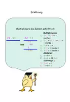 Vorschau - Arbeitsblätter - Schriftliche Multiplikation Ganze Zahlen big-pack - Seite 1