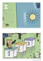 Προεπισκόπηση - Φύλλα εργασίας - Brown Owl and the Bee Hive - BUNDLE - Σελίδα 1