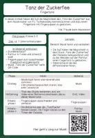 Vorschau - Stundenentwürfe - Tanz der Zuckerfee, Fingertanz, Werkhören Nussknacker - Seite 1