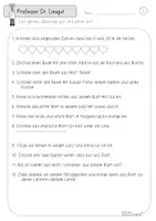 Vorschau - Arbeitsblätter - Professor Dr. Liesgut Klasse 3 und 4 - Seite 2