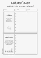 Vorschau - Anderer Materialtyp - Freebie: Reflexionsbogen - Selbstreflexion zum Lerngespräch - Seite 2