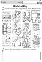 Vorschau - Mal- und Bastelvorlagen - Komplettpaket - Einführung Brüche - Seite 3