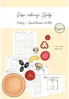 Vorschau - Arbeitsblätter - Pizza ordering: Dialog (Sprechblasen & Flowcharts) - Deckblatt
