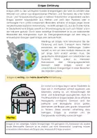 Vorschau - Arbeitsblätter - Erdgas: fossile Energie Versorgung und LNG - Seite 1