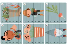 Aperçu - Apprentissages en autonomie - 🪻Au jardin - 🃏 bataille des grandeurs - Page 1