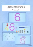 Vorschau - Präsentationen/Tafelbilder - Zahleinführung 6 Präsentation - Deckblatt