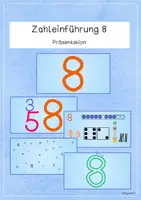 Vorschau - Präsentationen/Tafelbilder - Zahleinführung 8 Präsentation - Deckblatt