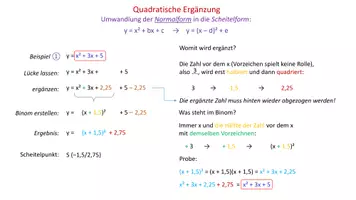 Vorschau - Arbeitsblätter - Quadratische Ergänzung (Powerpoint + ABs) #silvesterknaller23 - Seite 2