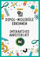 Vorschau - Arbeitsblätter - Dipol-Moleküle erkennen - Interaktives Arbeitsblatt (editierbar, mit Musterlösung) - Deckblatt