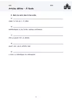 Vorschau - Arbeitsblätter - Articles définis - Der bestimmte Artikel im Französischen - Seite 2