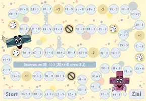 Vorschau - Spiele - Spielfelder - Rechnen im Zahlenraum 100 - Seite 2