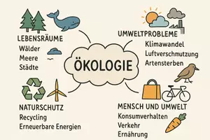 Vorschau - Arbeitsblätter - Lernposter + Arbeitsblätter zum Thema "Ökologie" + Lösung & MP3 + Mindmap + Infografik - Seite 3