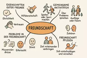 Vorschau - Arbeitsblätter - Lernposter + Arbeitsblatt "Freundschaft" + Onlineübung & MP3 + Mindmap + Infografik - Seite 2