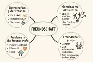Vorschau - Arbeitsblätter - Lernposter + Arbeitsblatt "Freundschaft" + Onlineübung & MP3 + Mindmap + Infografik - Seite 3