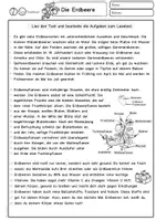 Vorschau - Unterrichtsreihen - Klasse 2, Klasse 3, DaZ, Sachtext Lesen und Verstehe die Erdbeerpflanze (differenzierter Lesetext) - Seite 2
