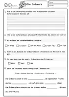 Vorschau - Unterrichtsreihen - Klasse 2, Klasse 3, DaZ, Sachtext Lesen und Verstehe die Erdbeerpflanze (differenzierter Lesetext) - Seite 3