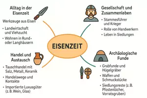 Vorschau - Arbeitsblätter - Lernposter + Arbeitsblatt zum Thema "Eisenzeit" + Onlineübung & MP3 + Mindmap + Infografik - Seite 3