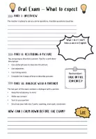 Vorschau - Arbeitsblätter - English: Oral Exam / Ablauf / Sprechprüfung / Klasse 7 8 9 - Seite 1