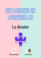 Vista previa - Hojas de trabajo - Estaciones de aprendizaje - La división - página 1