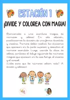 Vista previa - Hojas de trabajo - Estaciones de aprendizaje - La división - página 2