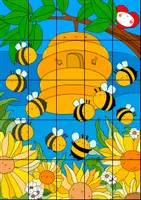 Aperçu - Cliparts/Visuels - Bee Friends - 60 Hand Drawn Clipart + Collaborative poster - Page 1