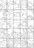 Aperçu - Cliparts/Visuels - Bee Friends - 60 Hand Drawn Clipart + Collaborative poster - Page 2
