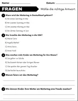 Vorschau - Spiele - Muttertag: Leseverständnis und Wortsuchrätsel mit Lösungen - Seite 2