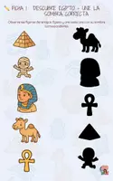 Vista previa - Hojas de trabajo - VIAJE POR EL MUNDO-EGIPTO - página 1