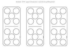 Vorschau - Fördermaterial/Inklusion - Rechenhilfe, Würfelbilder, bis ZR 20, visuelle Unterstützung - Seite 3