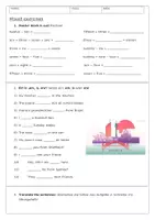 Vorschau - Arbeitsblätter - Materialpaket Gemischte Übungsaufgaben Englisch Klasse 5/6 - Deckblatt