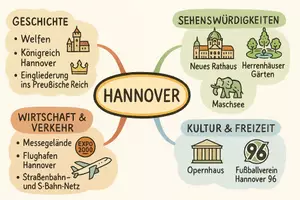 Vorschau - Arbeitsblätter - Lernposter + Arbeitsblatt "Hannover" + Onlineübung & MP3 + Mindmap + Infografik - Seite 3