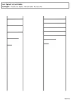 Aperçu - Apprentissages en autonomie - Les lignes verticales et horizontales - Page 1