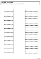 Aperçu - Apprentissages en autonomie - Les lignes verticales et horizontales - Page 2