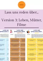 Vorschau - Arbeitsblätter - Lass uns sprechen über...: Leben, Mütter, Filme - Deckblatt