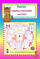förhandsvisning - Horses - Arbetshäfte med facit - försättsblad