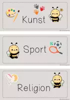 Vorschau - Bildkarten - Fächer-Karten für deine Bienen-Klasse - Seite 3