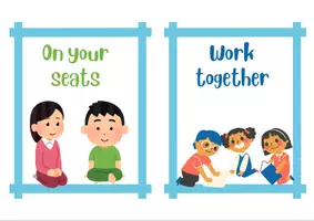 Προεπισκόπηση - Flashcards - Classroom rules - Σελίδα 1