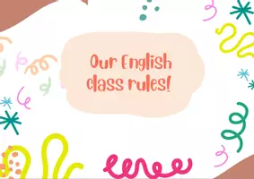 Προεπισκόπηση - Flashcards - Classroom rules - Εξώφυλλο