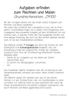 Vorschau - Arbeitsblätter - Rechnen und Malen ZR 100 - Seite 1