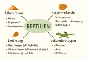 Vorschau - Arbeitsblätter - Lernposter + Arbeitsblätter zum Thema "Reptilien" + Lösung & MP3 + Mindmap + Infografik - Seite 3