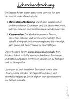 Vorschau - Arbeitsblätter - Escape Room - Sicher im Straßenverkehr (Fahrradführerschein) - Seite 1