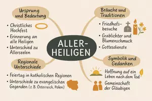 Vorschau - Arbeitsblätter - Lernposter + AB mit Fragen zum Thema "Allerheiligen" + Lösungsblatt + Mindmap + Infografik - Seite 3