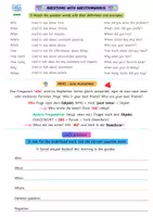 Vorschau - Arbeitsblätter - Questions with question words (past simple edition) - Seite 1