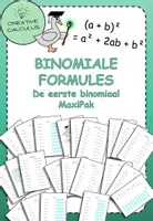 Voorbeeld - Binomiale formules De eerste binomiale maxi-pack - Voorblad