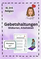 Vorschau - Arbeitsblätter - Gebetshaltungen - Deckblatt