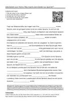 Vorschau - Arbeitsblätter - Lernposter + Arbeitsblätter zum Thema "Was macht einen Dialekt zur Sprache?" + Lösung & MP3 + Mindmap + Infografik - Seite 1