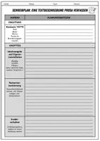 Vorschau - Arbeitsblätter - Prosa Textbeschreibung: Schreibplan (sw + bunt) - Seite 3