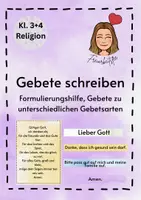 Vorschau - Präsentationen/Tafelbilder - Formulierungshilfen Gebete - Deckblatt