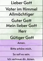 Vorschau - Präsentationen/Tafelbilder - Formulierungshilfen Gebete - Seite 1