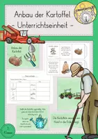 Vorschau - Stundenentwürfe - Kartoffel Anbau Anleitung Früher Heute Unterrichtseinheit - Deckblatt